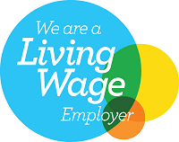 Living Wage logo for being an accredited employer